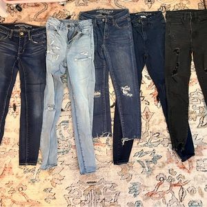 American Eagle Jegging Bundle - 5 pairs!!!